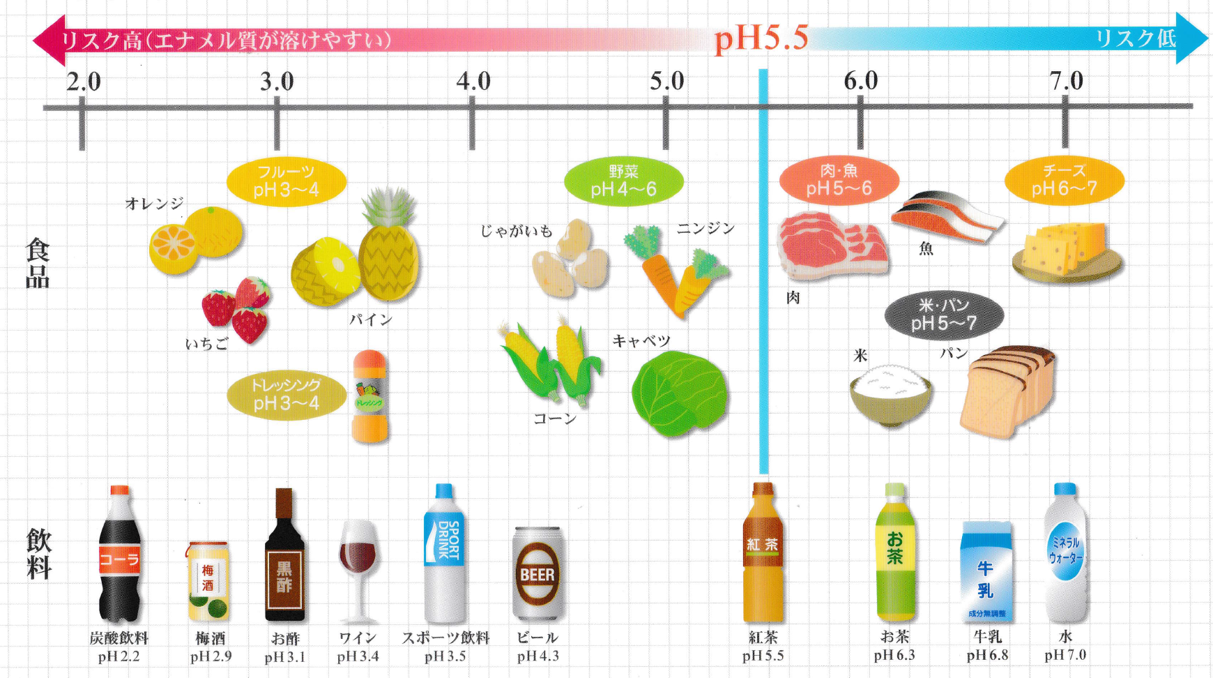 食べ物 アルカリ性 の